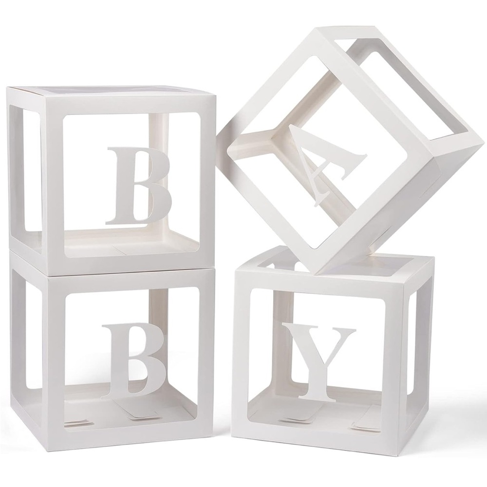 White Baby Blocks Decor